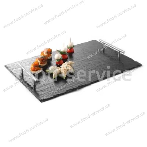 Блюдо сланцевое с ручками 300х450 HENDI 424704 